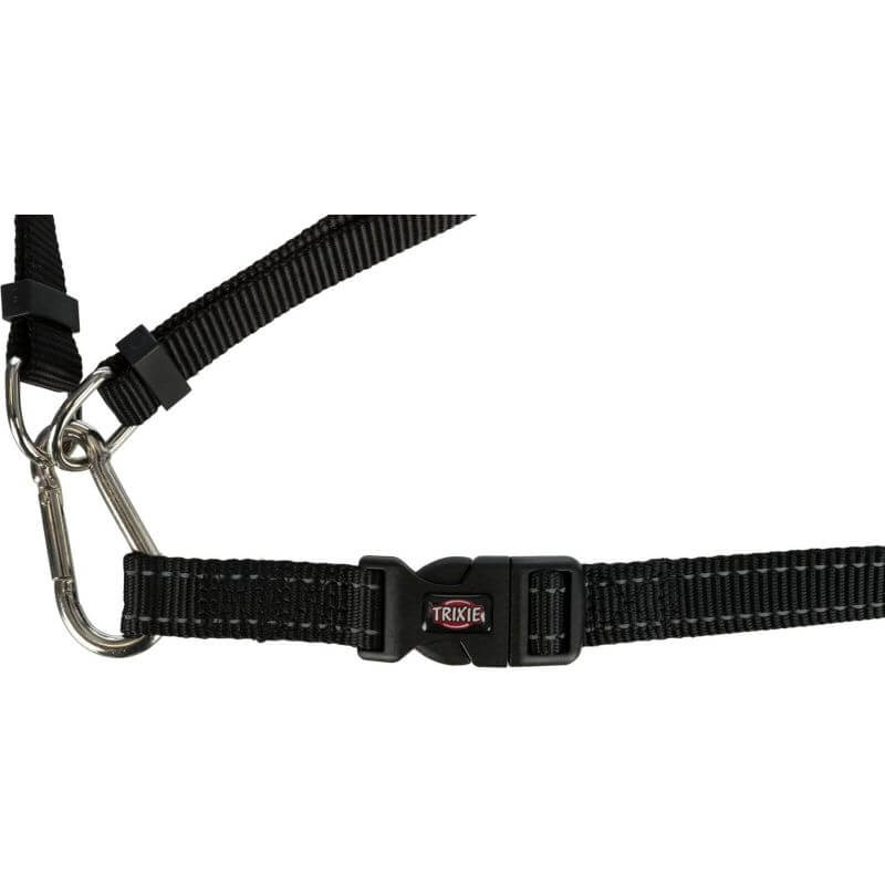 Ceinture ventrale avec laisse, large, néoprène, sang.: 70–120 cm/12 cm, laisse : Ceinture ventrale avec laisse, large, néoprène, sang.: 70–120 cm/12 cm, laisse :