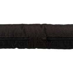 Coussin Samoa Classic, ovale, 140 × 105 cm, noir