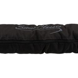 Coussin Samoa Classic, ovale, 140 × 105 cm, noir
