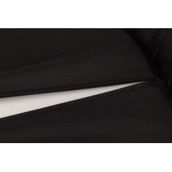 Coussin Samoa Classic, ovale, 140 × 105 cm, noir