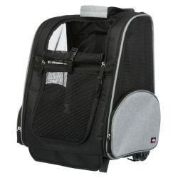 Sac à roulettes, 32 × 45 × 25 cm, noir/gris