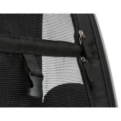 Sac à roulettes, 32 × 45 × 25 cm, noir/gris