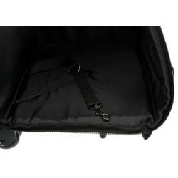 Sac à roulettes, 32 × 45 × 25 cm, noir/gris
