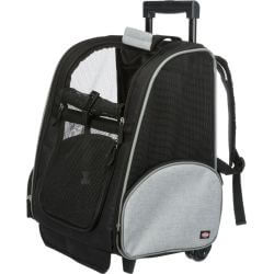 Sac à roulettes, 32 × 45 × 25 cm, noir/gris