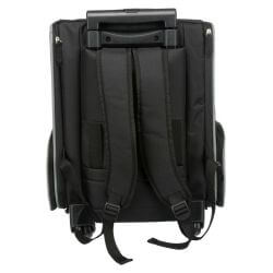 Sac à roulettes, 32 × 45 × 25 cm, noir/gris