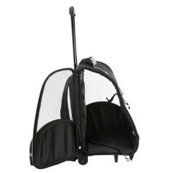 Sac à roulettes, 32 × 45 × 25 cm, noir/gris