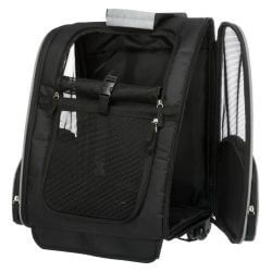 Sac à roulettes, 32 × 45 × 25 cm, noir/gris