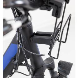 Box avant pour vélo, 41 × 26 × 26 cm, noir/gris