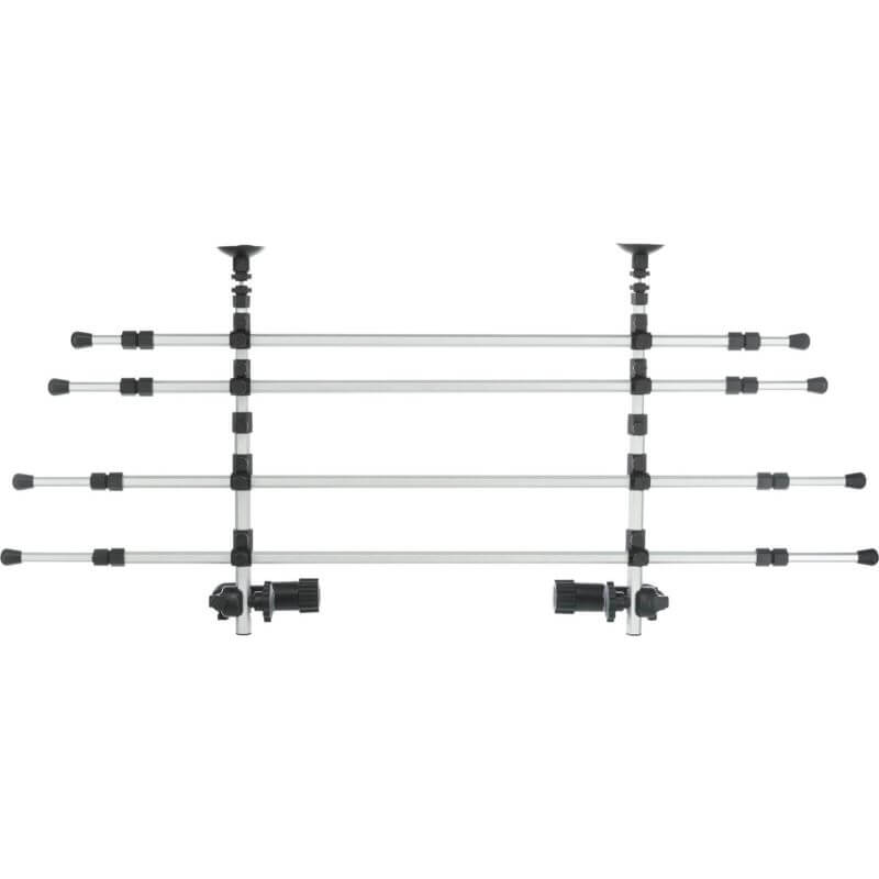 Grille de séparation voiture, fixation appuie-tête, largeur: 96–163 cm hauteur: