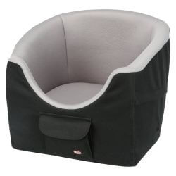 Siège de voiture, 45 × 39 × 42 cm, noir/gris