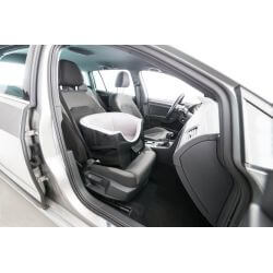Siège de voiture, 45 × 39 × 42 cm, noir/gris