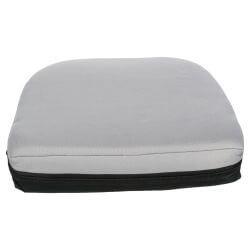 Siège de voiture, 45 × 39 × 42 cm, noir/gris