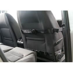 Siège de voiture, 45 × 38 × 37 cm, noir