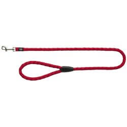 Cavo laisse, S–M: 1,00 m/ø 12 mm, rouge