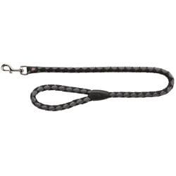 Cavo laisse, S–M: 1,00 m/ø 12 mm, noir/gris graphite