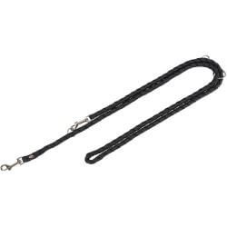 Cavo laisse réglable, S–M: 2,00 m/ø 12 mm, noir