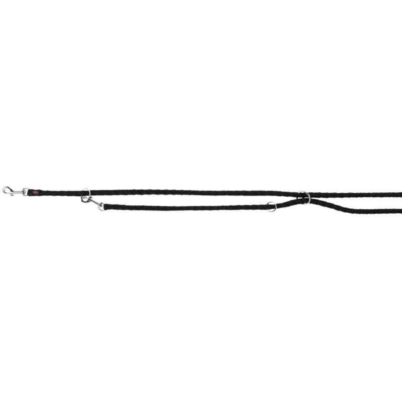 Cavo laisse réglable, L–XL: 2,00 m/ø 18 mm, noir