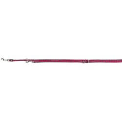 Cavo laisse réglable, L–XL: 2,00 m/ø 18 mm, fushia/gris graphite