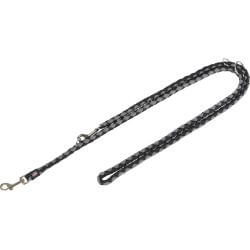 Cavo laisse réglable, L–XL: 2,00 m/ø 18 mm, noir/gris graphite