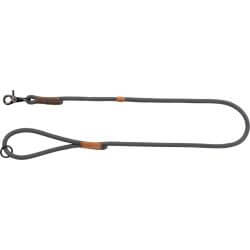 BE NORDIC laisse Retriever, S–M: 1,70 m/ø 8 mm, gris foncé/brun