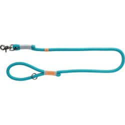 BE NORDIC laisse Retriever, S–M: 1,70 m/ø 8 mm, pétrole/gris clair