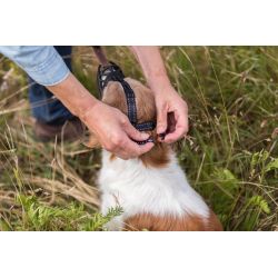 Muselière Muzzle Flex, en caoutchouc, M–L, noir