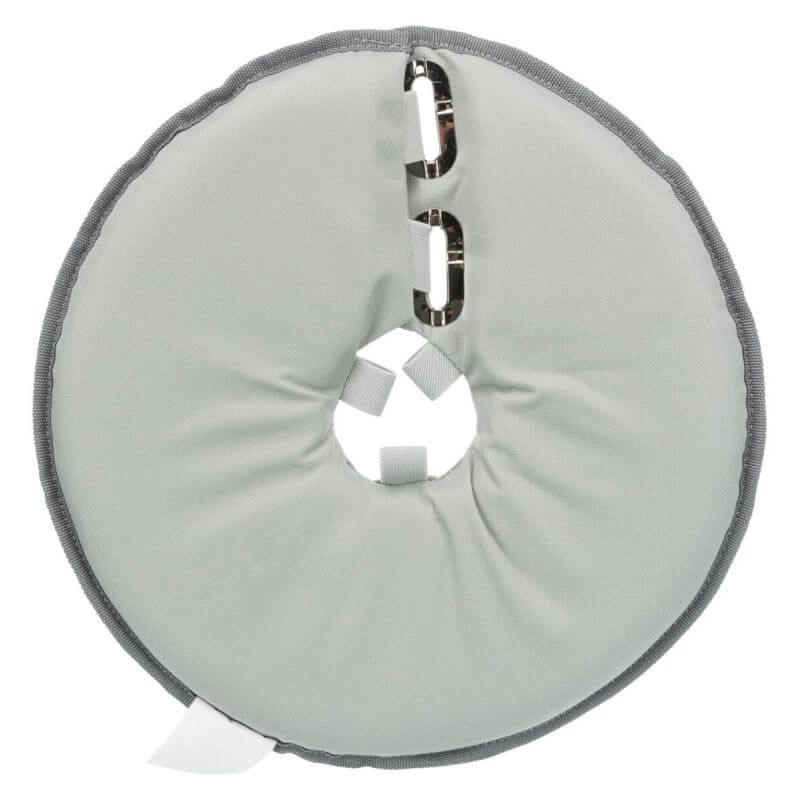 Collerette, en polyester/mousse, L: 46–49 cm/24 cm, gris