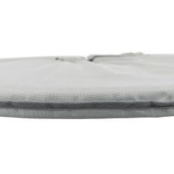 Collerette, en polyester/mousse, L: 46–49 cm/24 cm, gris