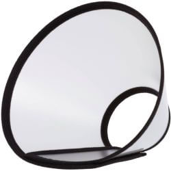 Collerette, en plastique, bande auto-agrippante, M: 36–43 cm/18 cm