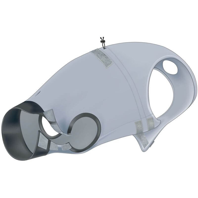 Body de protection, M–L: 50 cm, gris