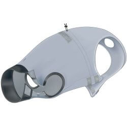 Body de protection, L: 55 cm, gris