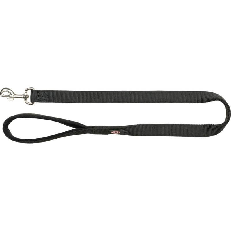 Premium laisse, XS–S: 1,20 m/15 mm, noir