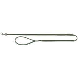 Premium laisse, M–L: 1,00 m/20 mm, vert forêt