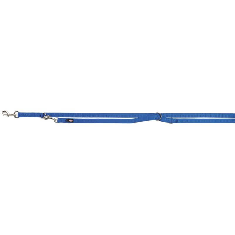 Premium laisse réglable, M–L: 2,00 m/20 mm, bleu royal