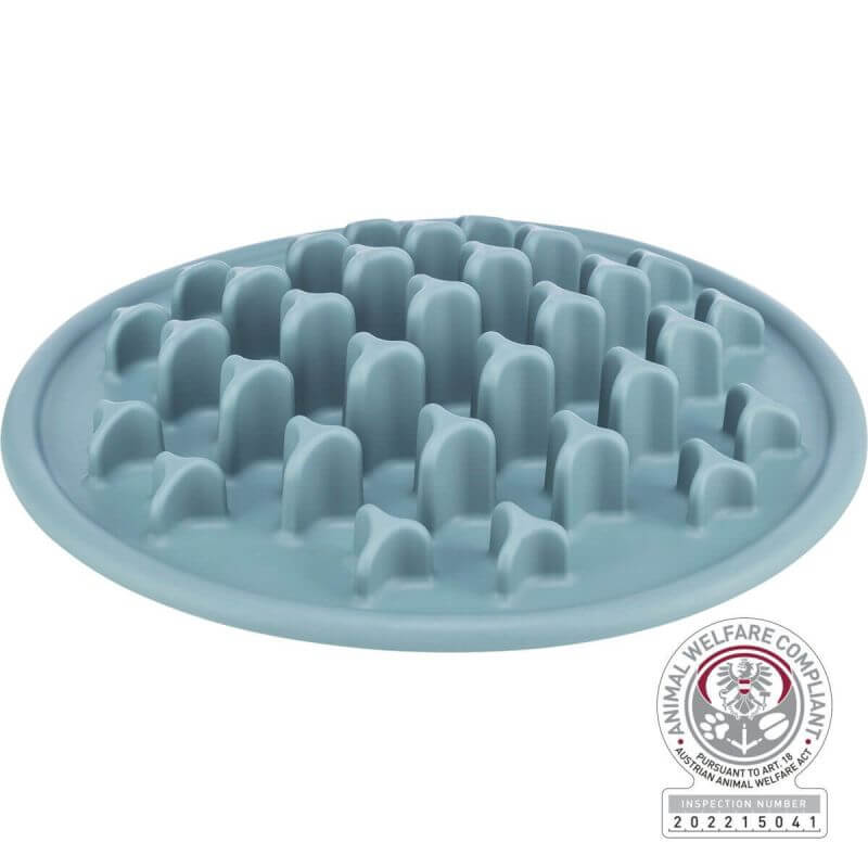 Slow Feeding set de table Pillars, en TPE, ø 35 cm, bleu Slow Feeding set de table Pillars, en TPE, ø 35 cm, bleu