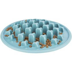 Slow Feeding set de table Pillars, en TPE, ø 35 cm, bleu