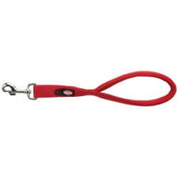 Premium laisse courte, M–XL: 37 cm/25 mm, rouge
