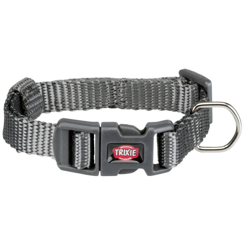 Premium collier, L–XL: 40–65 cm/25 mm, gris graphite Premium collier, L–XL: 40–65 cm/25 mm, gris graphite
