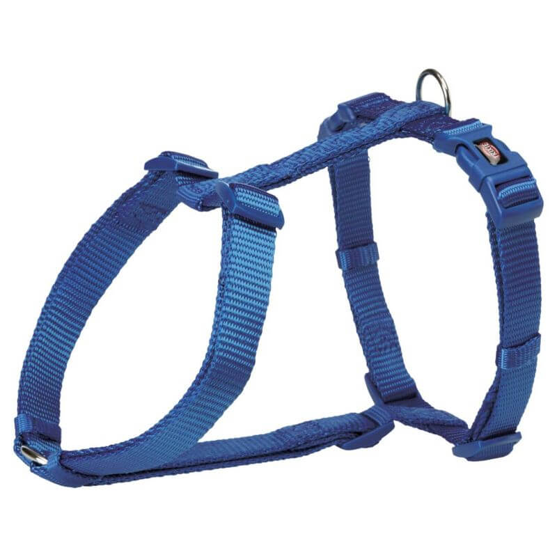 Premium harnais H, M–L: 52–75 cm/20 mm, bleu royal