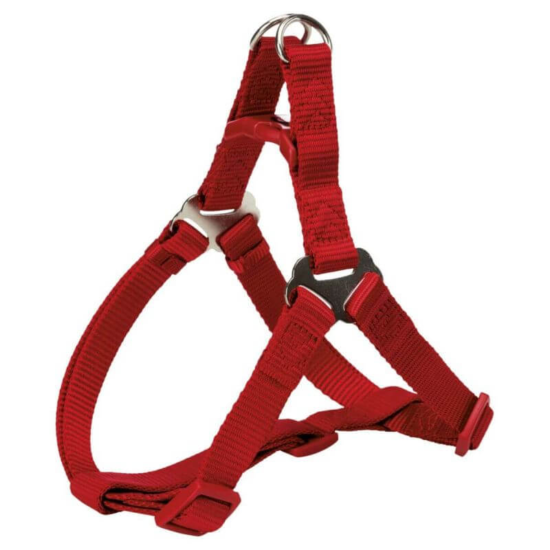 Premium harnais One Touch, M: 50–65 cm/20 mm, rouge Premium harnais One Touch, M: 50–65 cm/20 mm, rouge