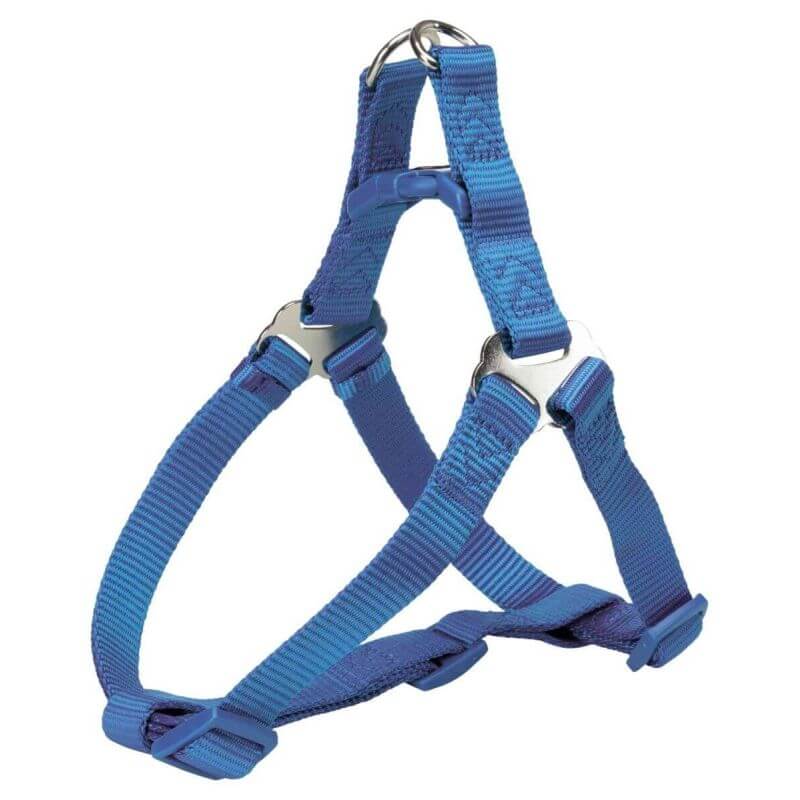 Premium harnais One Touch, L: 65–80 cm/25 mm, bleu royal