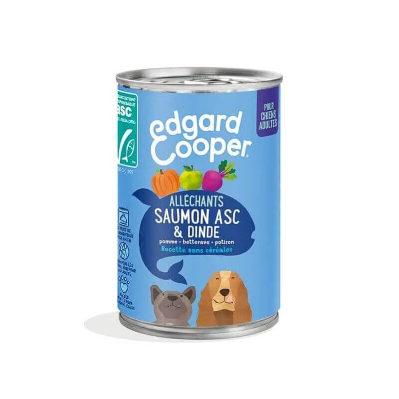 BOITE ADULTE SAUMON / DINDE 400G EDGARD COOPER BOITE ADULTE SAUMON / DINDE 400G EDGARD COOPER