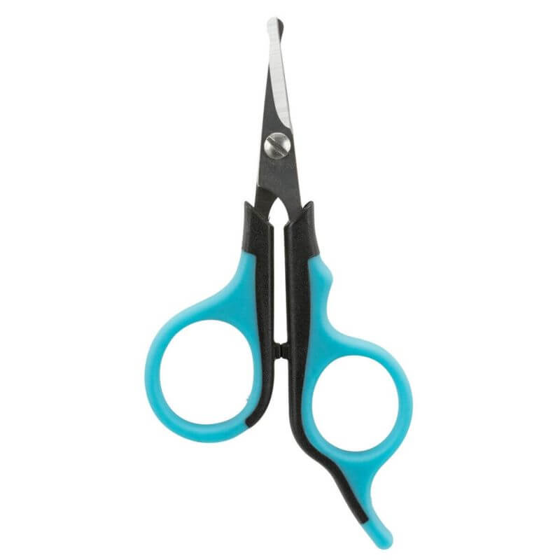 Ciseaux pour face et pattes, plastique/acier inox, 8 cm Ciseaux pour face et pattes, plastique/acier inox, 8 cm