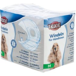 Couches pour chiens femelles, M: 32–48 cm, 12 Pcs