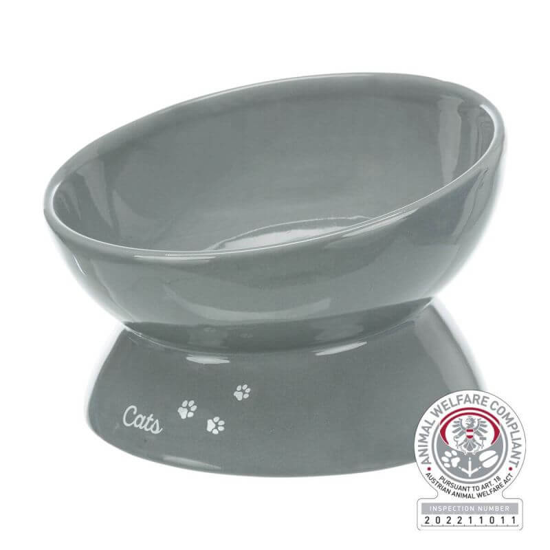 Gamelle XXL, augmentée, en céramique, 0,35 l/ø 17 cm, gris