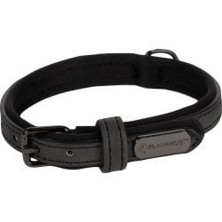 COLLIER DELU NOIR S 29/35CM 15MM