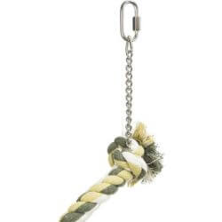 Perchoir spiral en corde, flexi., fixation par vis, 50 cm/ø 21 mm