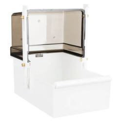 Baignoire pour perroquets, 16 × 22 × 26 cm