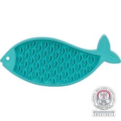 Table de Lick'n'Snack, en silicone, 28 cm, pétrole