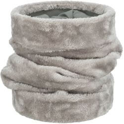 Tunnel de jeu, en peluche, ø 22 × 60 cm, gris